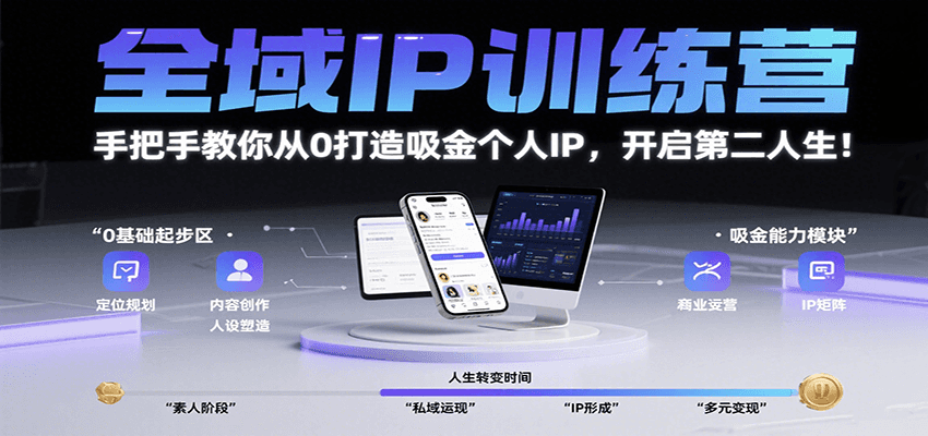 全域IP训练营,手把手教你从0打造吸金个人IP,开启第二人生!9633 作者:福缘创业网 帖子ID:117439 全域IP训练营,手把手教你从0打造吸金个人IP,开启第二人生!9633 作者:福缘创业网 帖子ID:117439