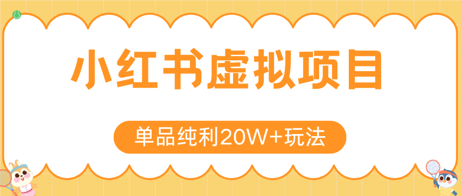 图片[1]-小红书虚拟电商新玩法，实现单品纯利20W+，可矩阵放大操作-天边资源网