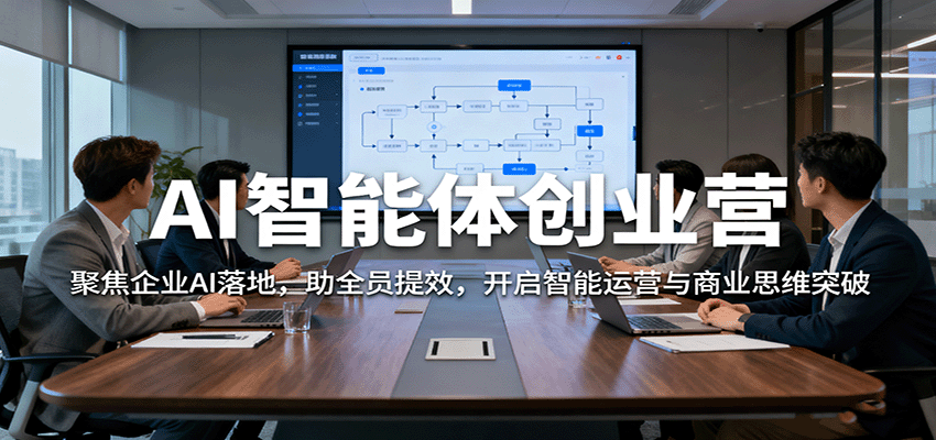 图片[1]-AI智能体创业课程 聚焦企业AI落地，助力提效，开启智能运营与商业思维突破-天边资源网