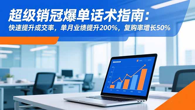 超级销冠爆单话术指南：快速提升成交率，单月业绩提升200%，复购率增长50%-天边资源网