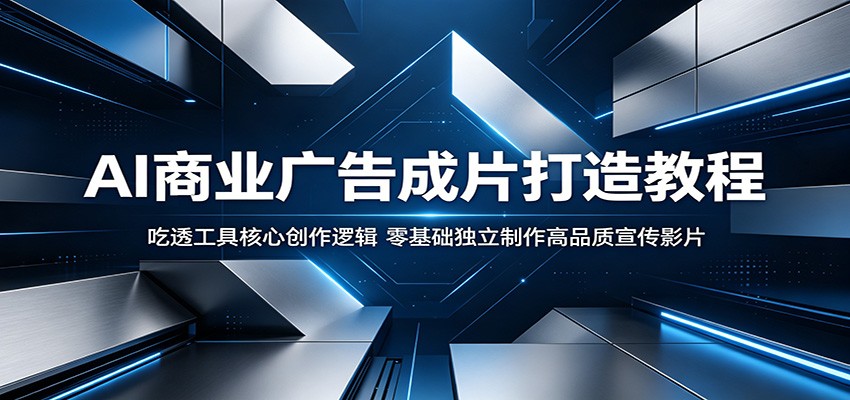 图片[1]-AI商业广告成片打造教程：吃透工具核心创作逻辑，零基础独立制作高品质宣传影片-天边资源网