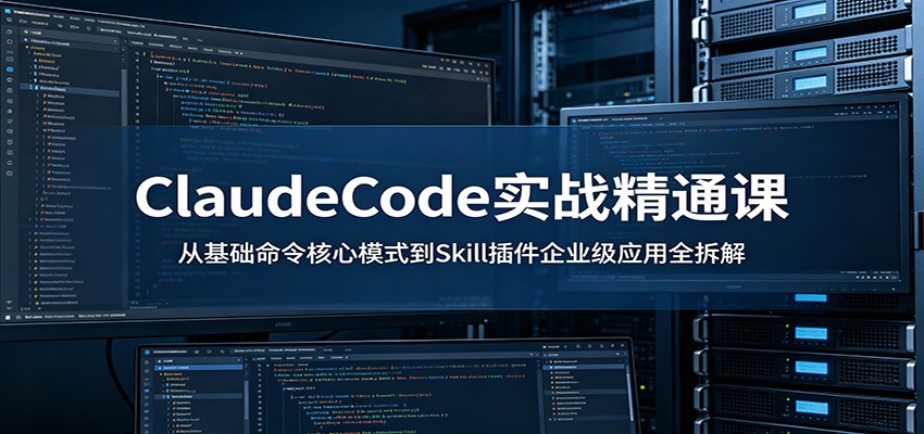 图片[1]-ClaudeCode实战精通课：从基础命令核心模式到Skill插件企业级应用全拆解-天边资源网
