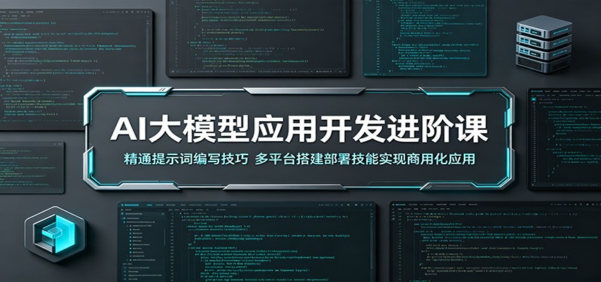 图片[1]-AI大模型应用开发进阶课：精通提示词编写技巧，多平台搭建部署技能实现商用化应用-天边资源网