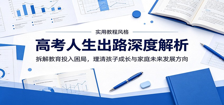 图片[1]-高考人生出路深度解析：拆解教育投入困局，理清孩子成长与家庭未来发展方向-天边资源网
