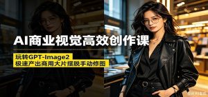 AI商业视觉高效创作课：玩转GPT-Image2，极速产出商用大片摆脱手动修图（更新）-天边资源网