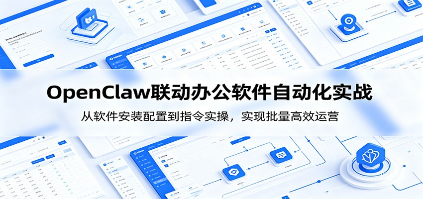 图片[1]-OpenClaw自动化实操课：从软件安装配置到指令实操，实现批量高效运营-天边资源网