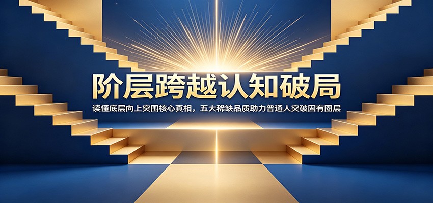 图片[1]-阶层跨越认知破局：读懂底层向上突围核心真相，五大稀缺品质助力普通人突破固有圈层-天边资源网