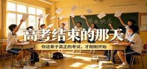 公众号付费文章《高考结束的那天，你这辈子真正的考试，才刚刚开始》-天边资源网