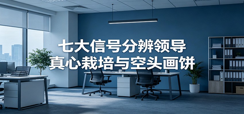 图片[1]-付费文章《七大信号分辨领导真心栽培与空头画饼》读懂管理背后人性逻辑-天边资源网