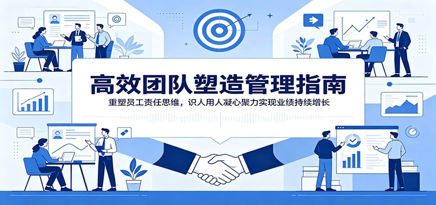 图片[1]-高效团队塑造管理指南：重塑员工责任思维，识人用人凝心聚力实现业绩持续增长-天边资源网