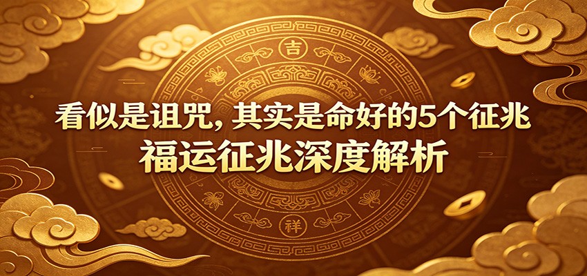 图片[1]-付费文章：《看似是诅咒，其实是命好的5个征兆》福运征兆深度解析-天边资源网