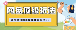 零门槛轻资产创业，一部手机就能做的网盘拉新“神级赛道”玩法，简单粗暴月入10000+-天边资源网