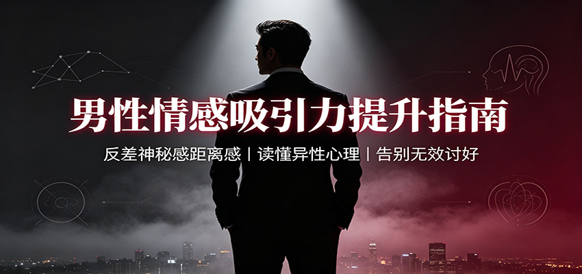 图片[1]-男性情感吸引力提升指南：反差神秘感距离感，读懂异性心理，告别无效讨好-天边资源网