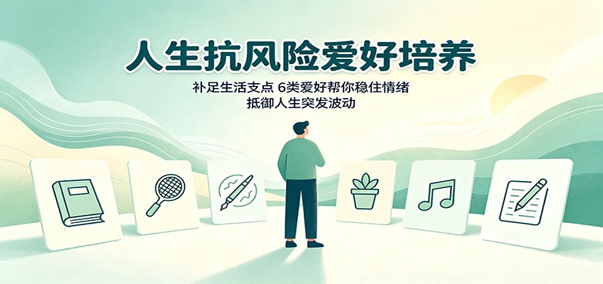 图片[1]-人生抗风险爱好培养：补足生活支点，6类爱好帮你稳住情绪，抵御人生突发波动-天边资源网