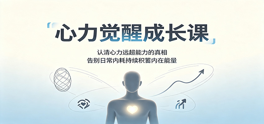 图片[1]-心力觉醒成长课：认清心力远超能力的真相，告别日常内耗持续积蓄内在能量-天边资源网