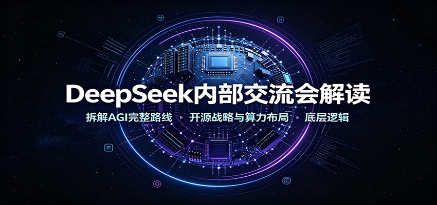 图片[1]-DeepSeek内部交流会解读：拆解AGI完整路线，开源战略与算力布局底层逻辑-天边资源网