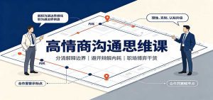 高情商沟通思维课：分清解释边界，避开辩解内耗，职场博弈干货-天边资源网