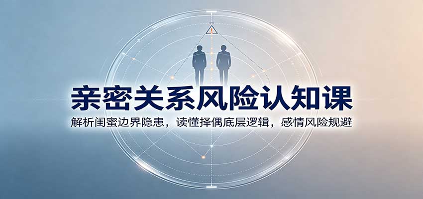 图片[1]-亲密关系风险认知课：解析闺蜜边界隐患，读懂择偶底层逻辑，感情风险规避-天边资源网